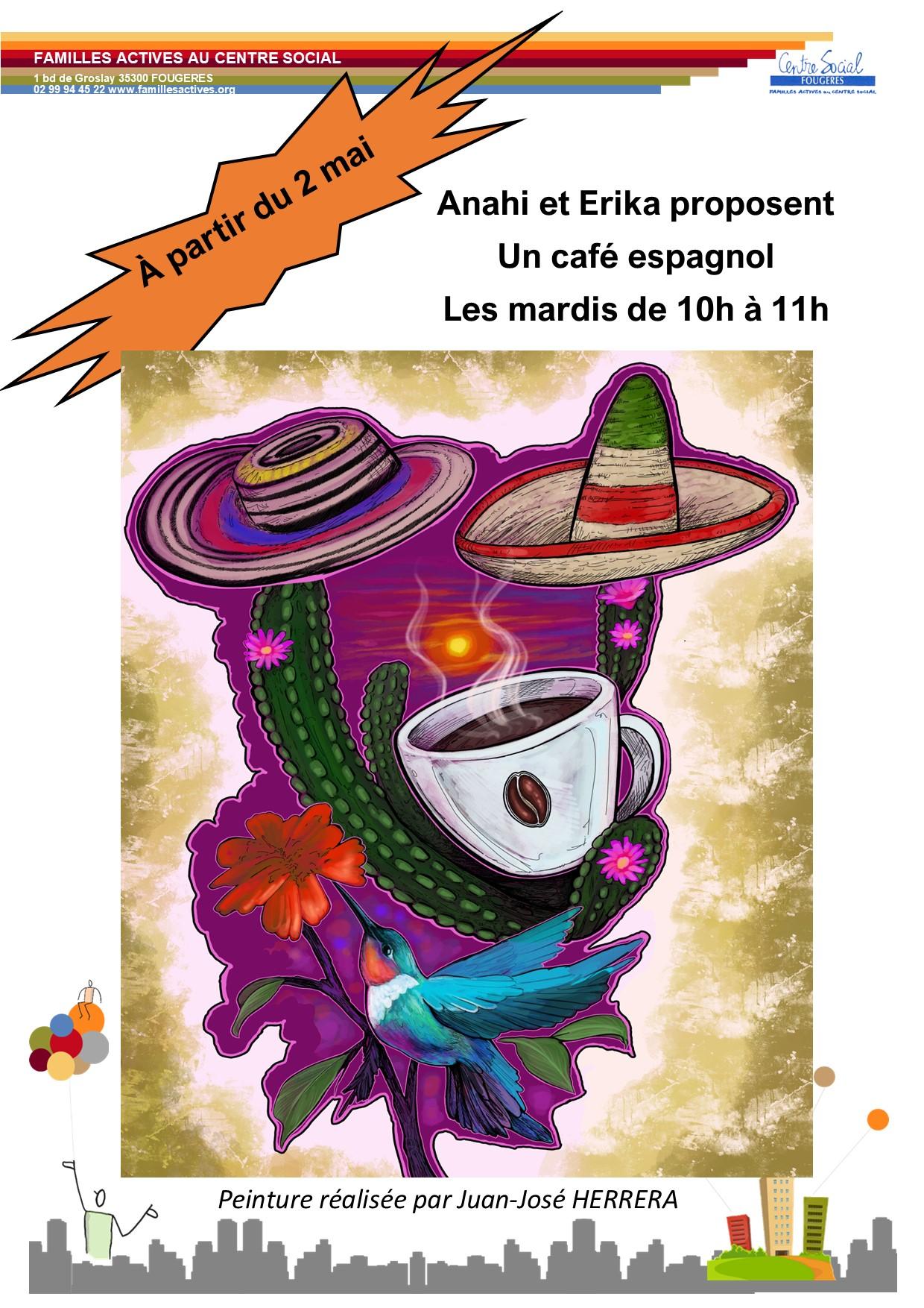 Affiche cafe espagnol 2