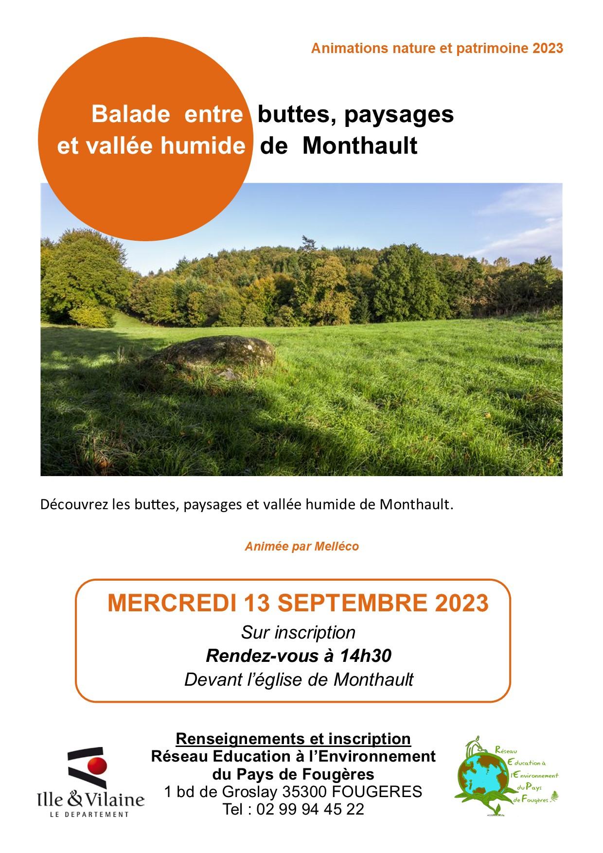Balade monthault 13 septembre 2023