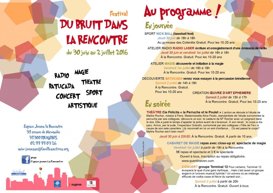 Festival du bruit dans la rencontre